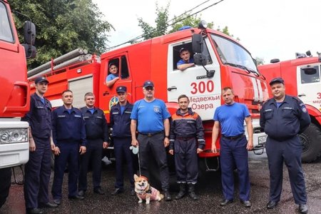 В пожарно-спасательной части в Медвежьих Озёрах состоялся день открытых дверей