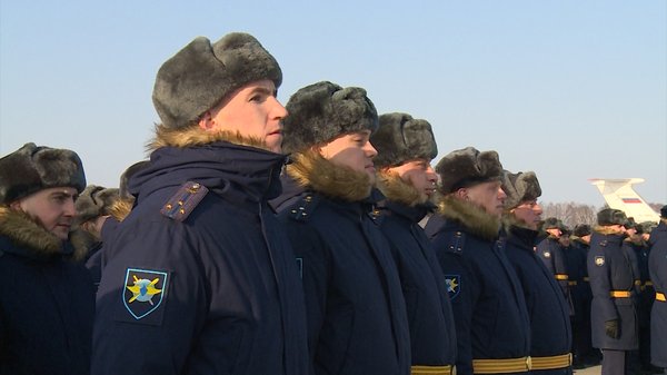 На аэродроме Чкаловский состоялось торжественное мероприятие, посвящённое Дню защитника Отечества