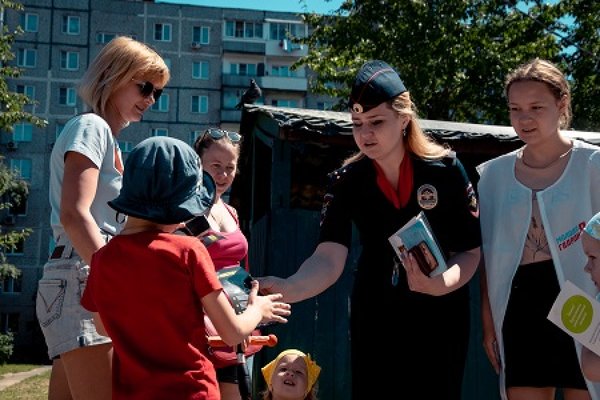 В городе Фрязино провели акцию «Безопасный двор»