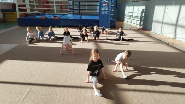 «Детский спорт» провел занятие по гимнастике