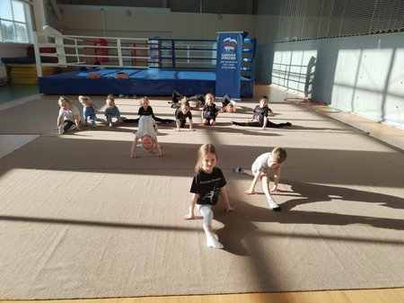 «Детский спорт» провел занятие по гимнастике