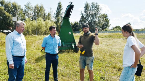 Николай Черкасов посетил фермерское хозяйство