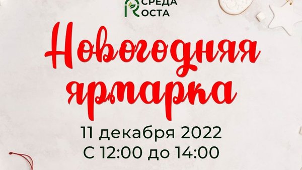 10 щёлковских мастериц встретятся с вами уже в это воскресенье на новогодней ярмарке от Среды Роста