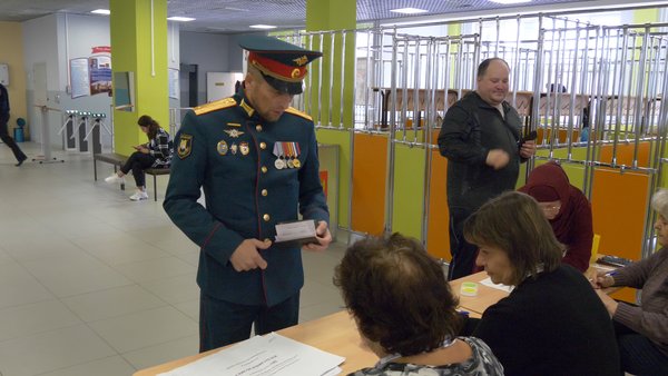 Участник СВО, гвардии капитан, принял участие в выборах