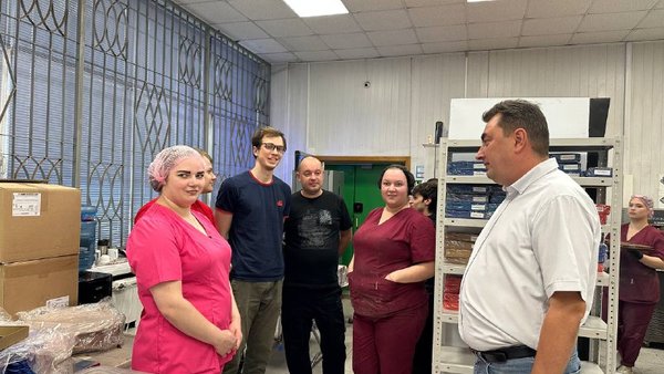 Павел Жуков встретился с коллективом компании «Русский свет»
