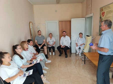 Встреча с коллективом Загорянской поликлиники
