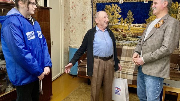 Шапкин подарок ветерану