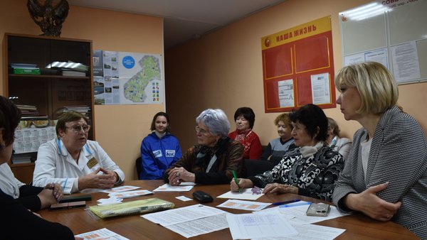 Встреча в совете ветеранов