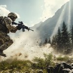 bokovoi-vid-soldata-srazausegosa-vo-vrema-voiny