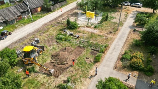 Комплексное благоустройство в Трубино