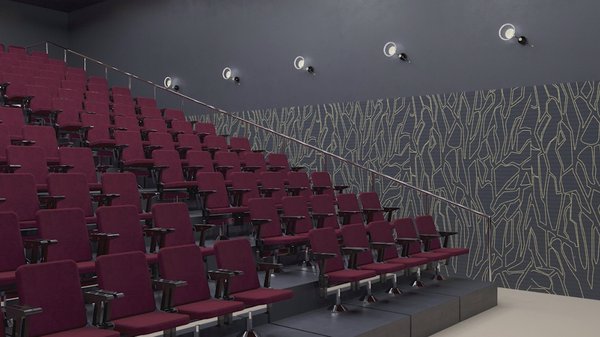 Конструкция будет выдвигаться по необходимости, превращаясь из хореографического зала в концертный