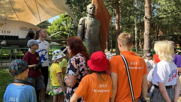 Дети из летнего лагеря «Юнармеец» посетили музей