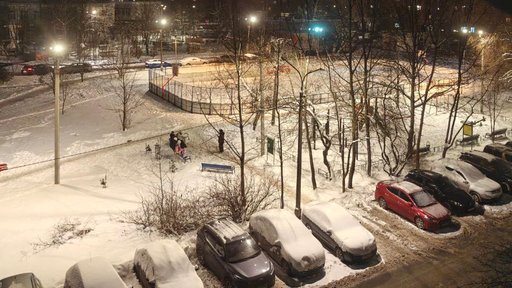 Каток во дворе дома № 11 по ул. 60 лет СССР, г. Фрязино