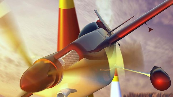 sportivnyi-samolet-na-vozdusnyh-gonkah-render-3d-illustration