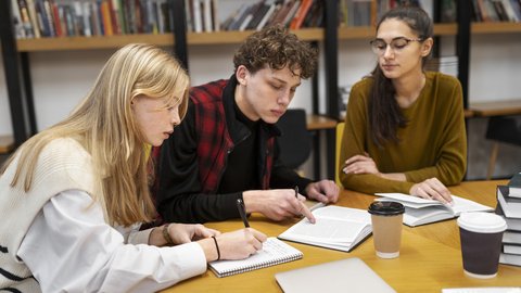 students-working-study-group