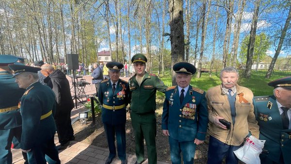 заместитель руководителя 483 военного следственного отдела СК России майор юстиции Сучков В.С. принял участие в праздновании Дня Победы