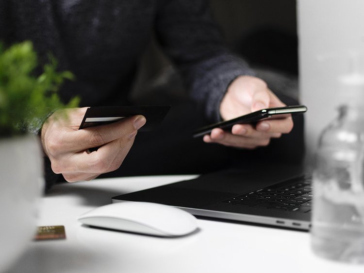 top-view-online-shopping-concept