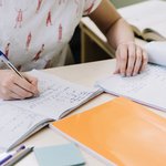 unrecognizable-girl-writing