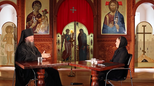 Отец Евмений и Галина Холодцова