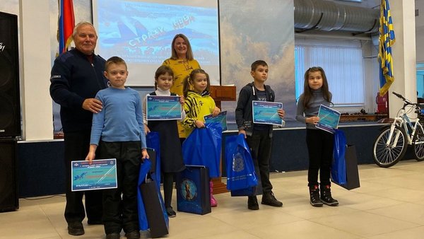 В Монино прошло награждение победителей Всероссийского конкурса детского рисунка «Стражи неба»